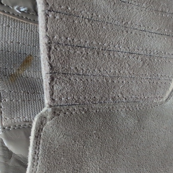 Marc FisherMATTER Suede Block Heel Pointed Toe Dark Natural Ankle Boots Size 8.5 - Picture 8 of 8